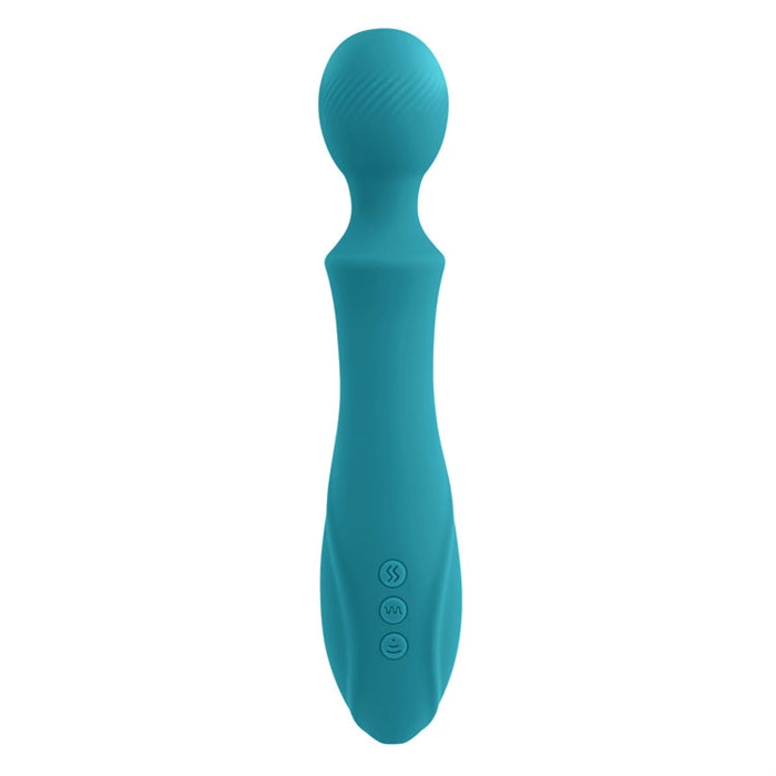 Wanderful Sucker Rechargeable Sucking Wand Vibrator by Evolved out of Box view of button controls.
