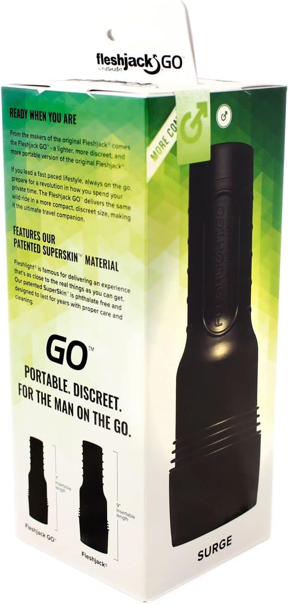 Fleshlight Go Surge Texture Travel Size Masturbator back of box