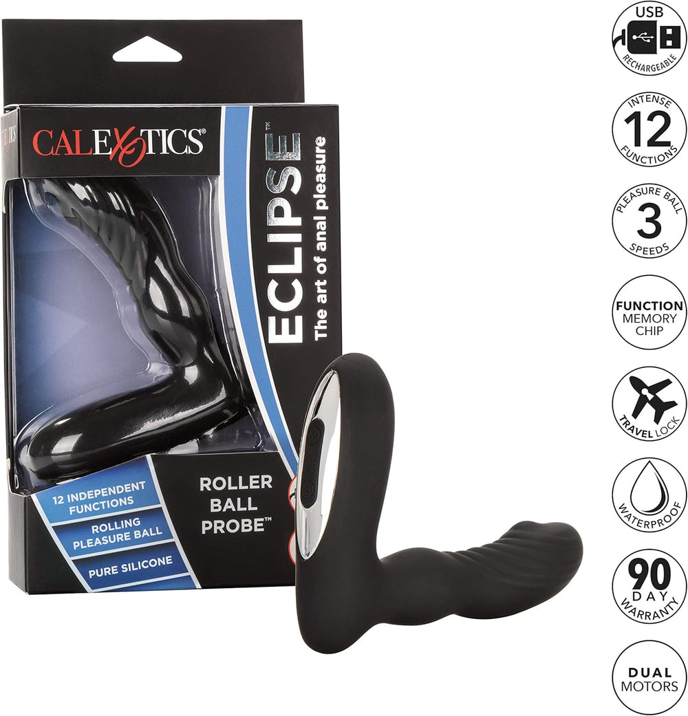 Eclipse Roller Ball Rechargeable Prostate Stimulator specifications