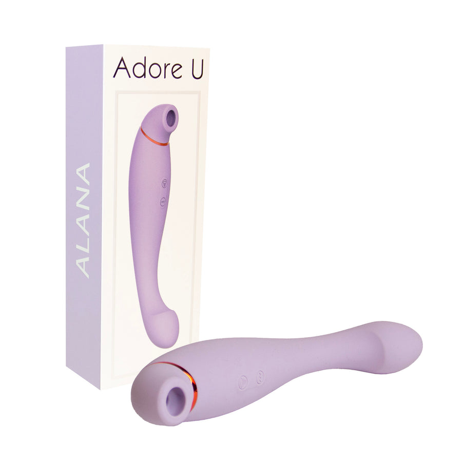 Alana VIOLET Dual Ended G-Spot & SUPER SUCKER Vibrator