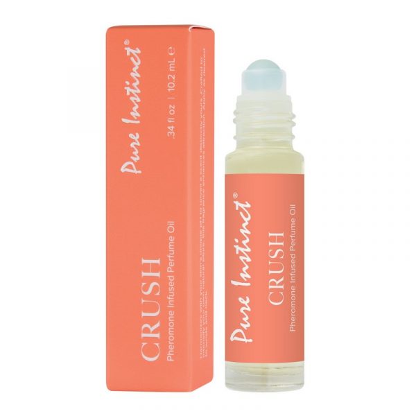 Pheromone Roll-On Perfume Oil - Pure Instinct Crush cap off