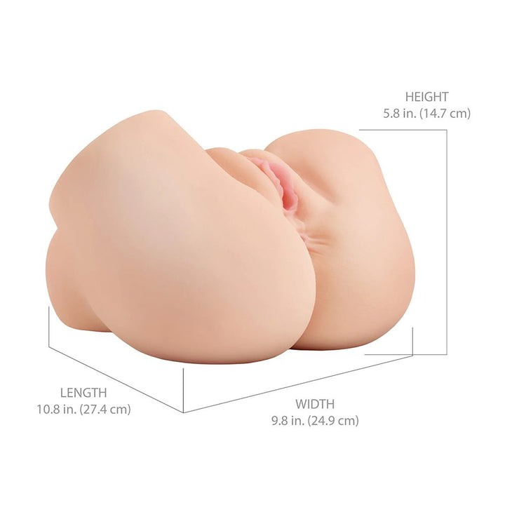 PDX Elite Back That Ass Up Intermittent Suction Masturbator Measurements