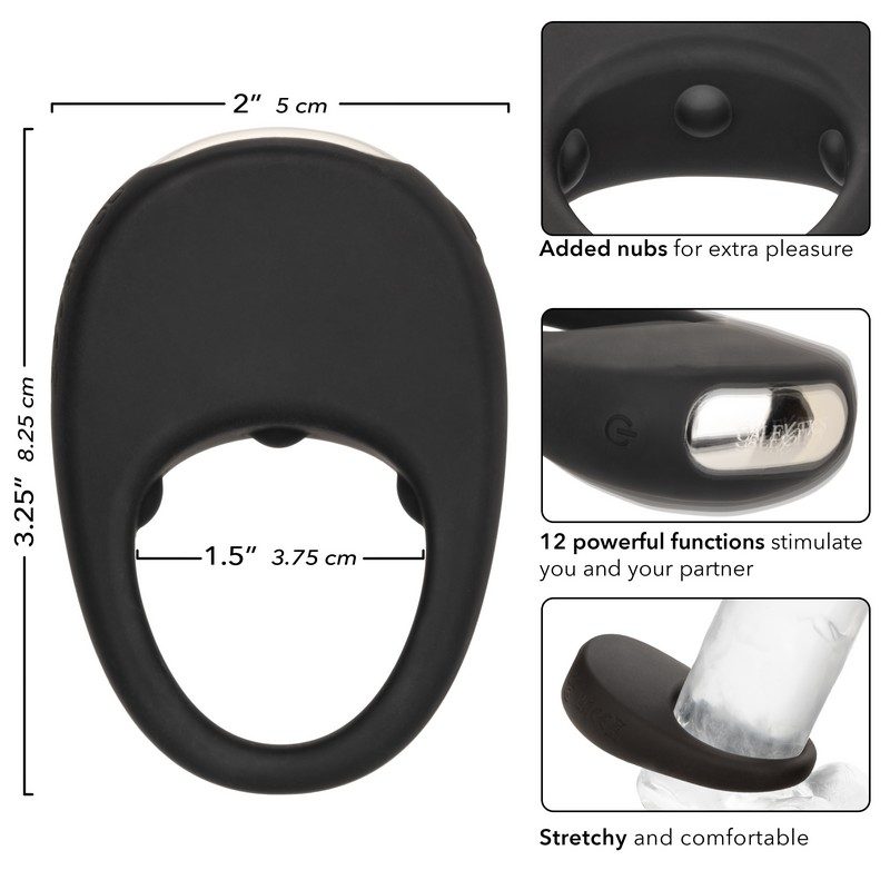 Pleasure Ring Silicone Rechargeable Powerful Enhancer Product Details
