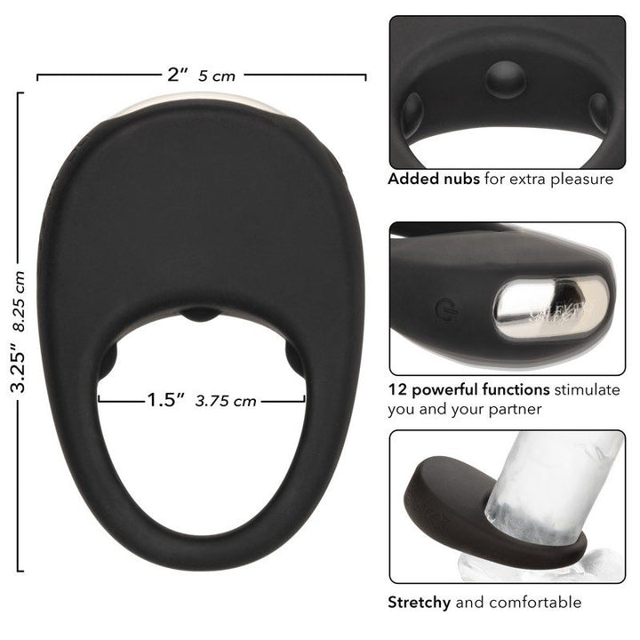 Pleasure Ring Silicone Rechargeable Powerful Enhancer Product Details