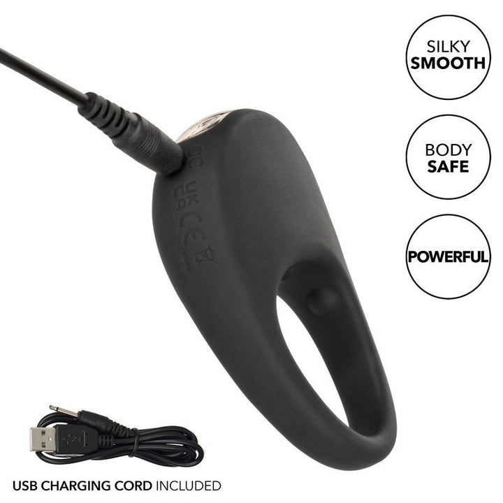 Pleasure Ring Silicone Rechargeable Powerful Enhancer Charging