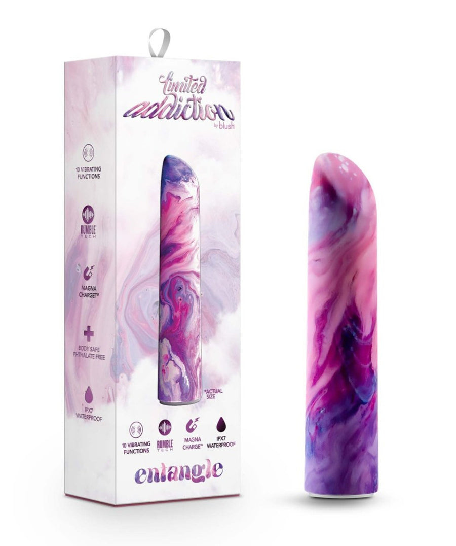 "Entangle" Limited Addiction Rumble Power Bullet Vibrator - Bullet Vibrator - Sexessories Parksville