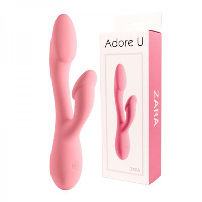 Zara Silicone Rechargeable Flexible G-Spot & Clitoral Rabbit Vibrator