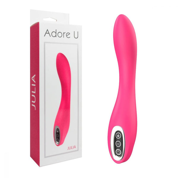 Adore U Julia Rechargeable Vibrator in Pink
