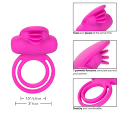 Dual clit flicker has 7 powerful functions, is stretchy and comfortable to wear, and teases and pleases at the same time!