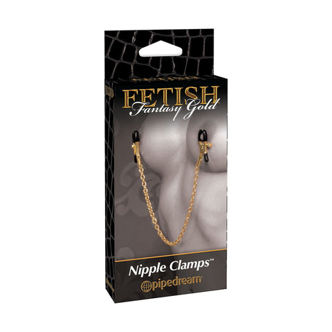 Fetish Fantasy Gold Nipple Clamps by Pipedream