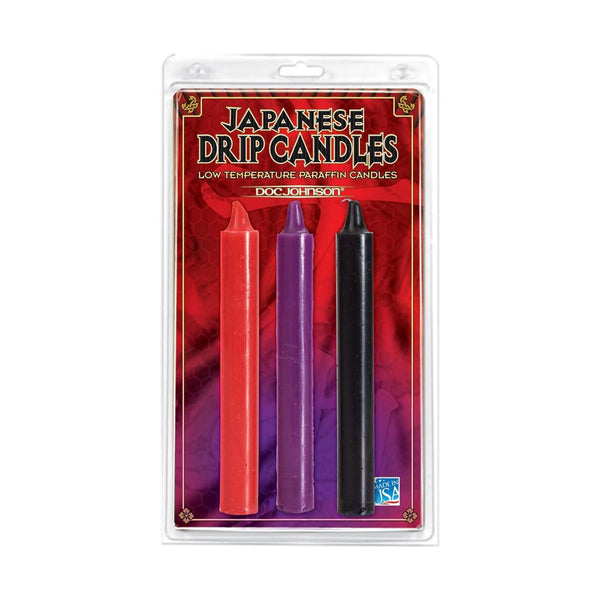 Japanese Drip Candles - 3 Colours - Hot Wax Play - BDSM