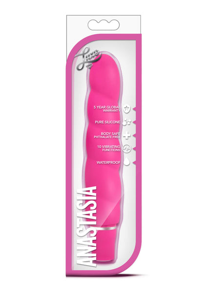 Luxe Anastasia Ridged Vibrator in 3 Colours Sexessories