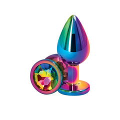 Picture of rainbow gem butt plug size medium