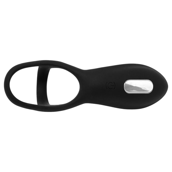 NIGHT RACER Vibrating Erection Stimulator RING W/ Testicle Strap by Vivilo