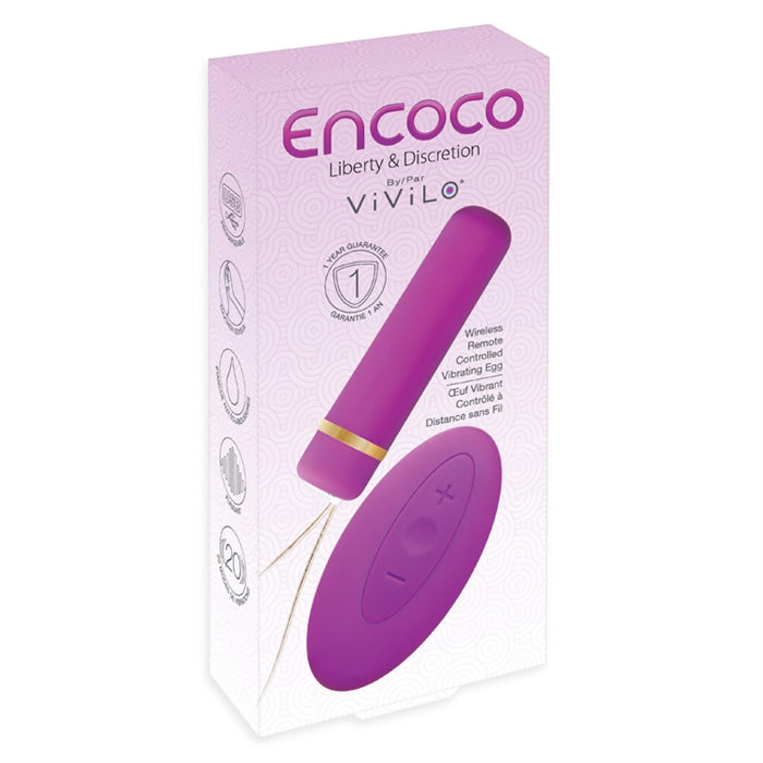 Encoco Remote Control Rechargeable Bullet Package