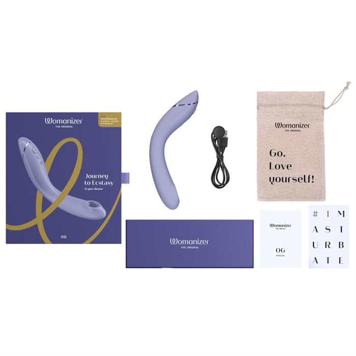 Womanizer OG Air Pleasure G-Spot Vibrator Box Contents
