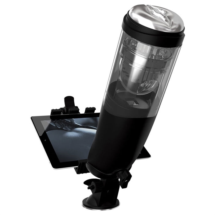 PDX Elite Deluxe Mega-Bator Thrusting Masturbator Profile W/ Mobile Device Mount