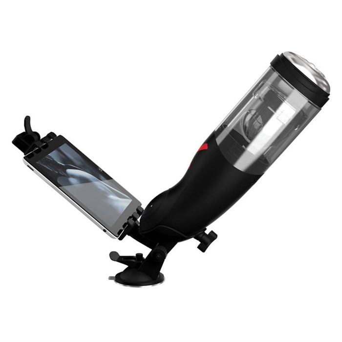 PDX Elite Deluxe Mega-Bator Thrusting Masturbator Profile with Mount