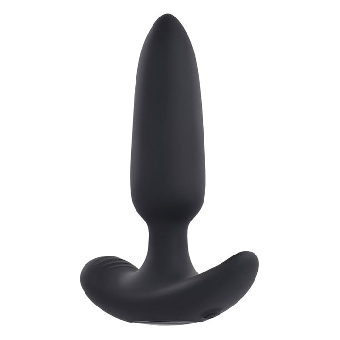 Black Beauty Silicone Vibrating Anal Plug Remote-Control out of box