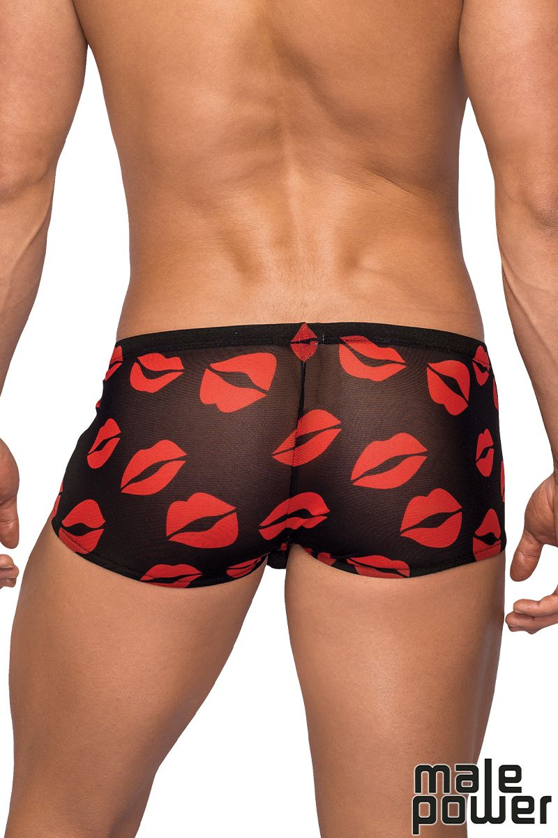 MALE Power KISS ME Mini SHORTS Underwear Back View