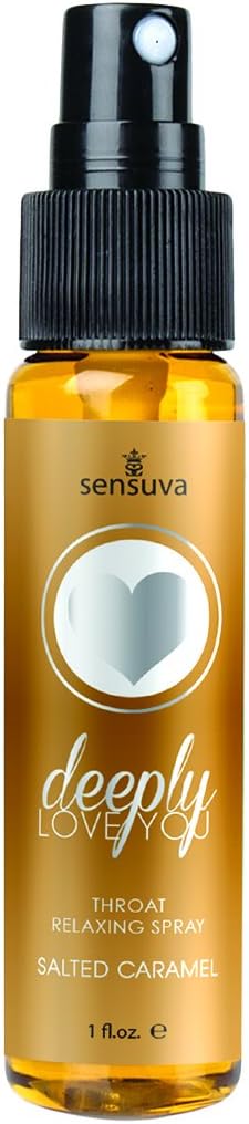 Sensuva Deeply Love You Throat Relaxing Spray 1oz in Salted Caramel Flavour