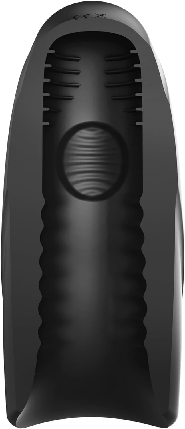 Score Vibrating & Heating Stroker - Rechargeable Pure Sport 7 interior cross-section view