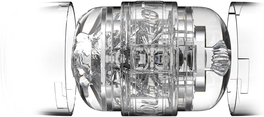 Fleshlight Riley Reid Quickshot Clear Dual Ended Stroker Side View