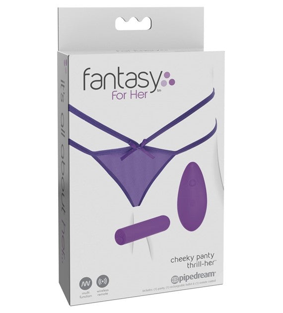 Cheeky Panty Rechargeable Bullet Vibrator with remote crontrol in box