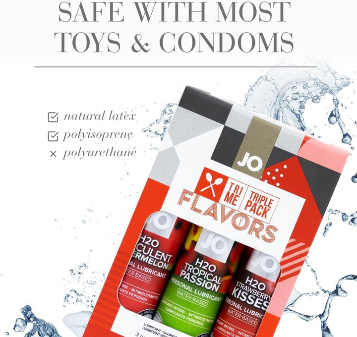 JO Fruit FLAVOURS Lubricant- Toy Safe