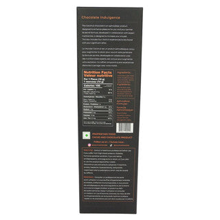 Coccinut back of box specs / nutrition fac5ts 