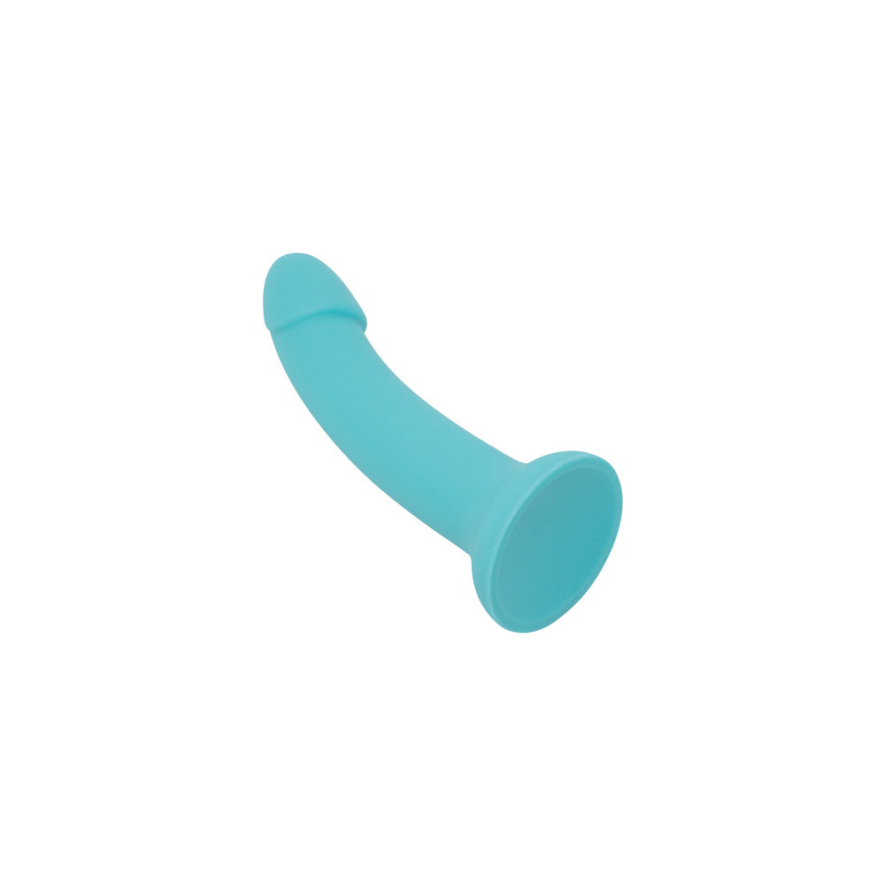 Nobu Turquise Silicone 7.25 Inch Dildo W/ Strong Suction Cup - DG13 Suction Cup View