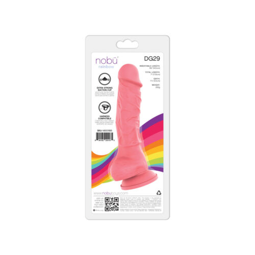 Pink 7 inch Dong W/ Strong Suction Cup - DG29