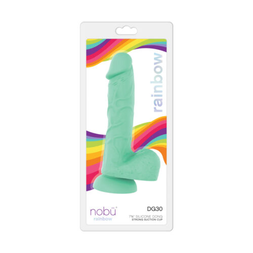 Teal Silicone 7.75 inch Dildio W/ Strong Suction Cup - DG30
