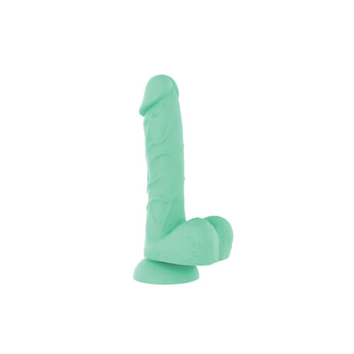 Teal Silicone 7.75 inch Dildio W/ Strong Suction Cup - DG30