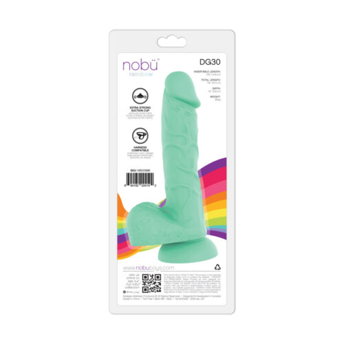 Teal Silicone 7.75 inch Dildio W/ Strong Suction Cup - DG30