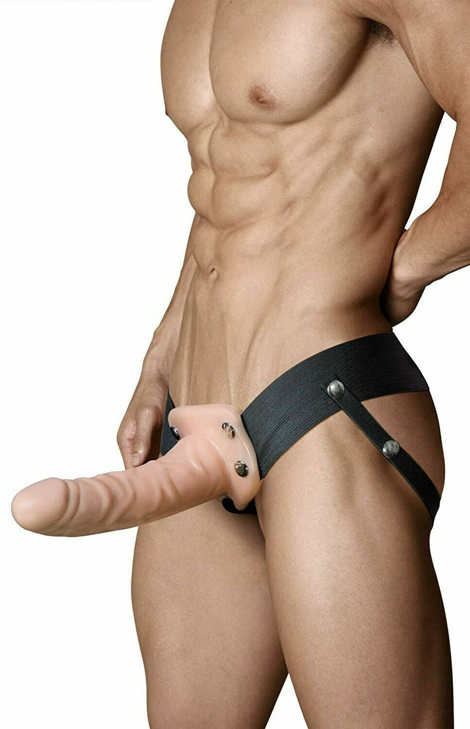 Dr. Skin Hollow Strap-On 6 Inches. Add Length and Girth.