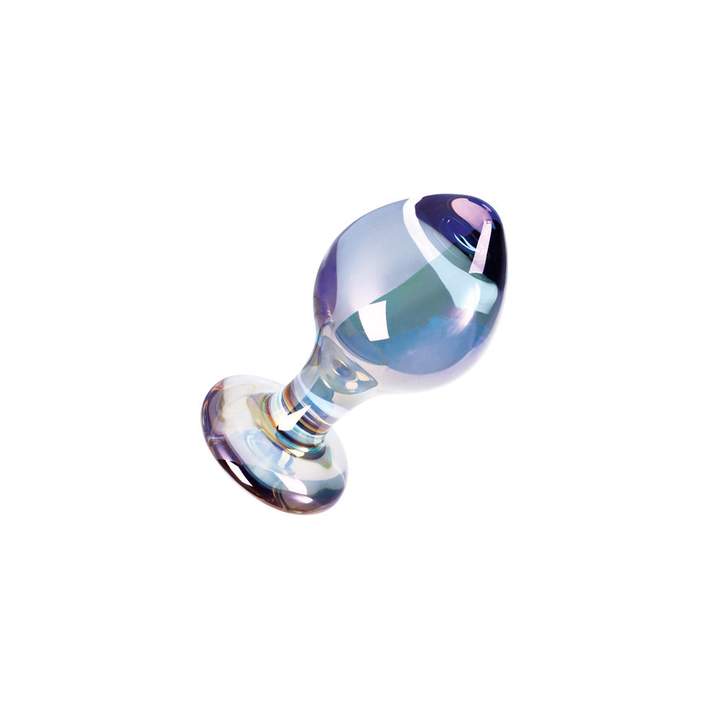 Galaxy Moon Anal Glass Plug Out of Box Profile