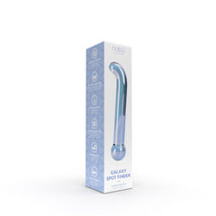 GLASS Blue Smooth G-Spot & P-Spot Finder - Double Ended