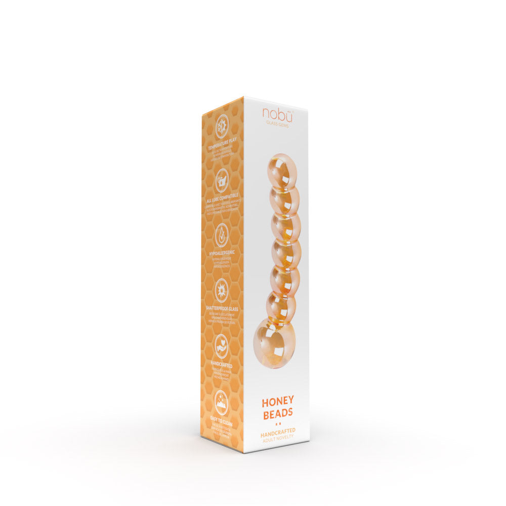 Honey Beads P-Spot & G-Spot Glass Dual-Ended Wand Box Front