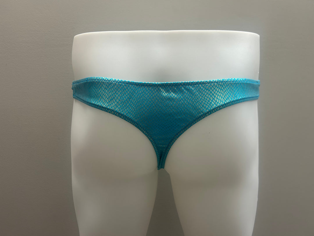 Fagioni Metallic Snake Skin THONG Underwear Style 5147 - Lingerie & Hosiery - Sexessories Parksville