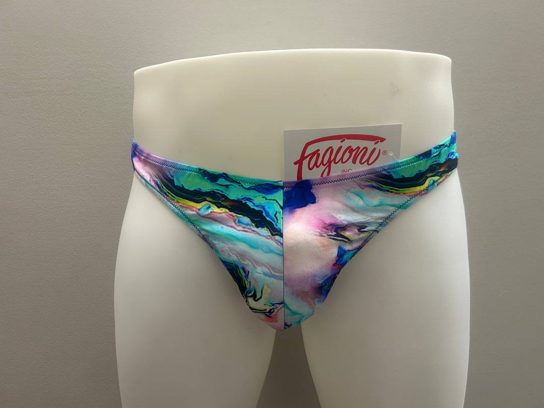 Fagioni Men's Assorted Pattern PRINT THONG Underwear Style 4787 - Lingerie & Hosiery - Sexessories Parksville