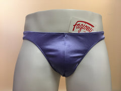 Fagioni Men's Assorted Satin Thong Underwear, Lingerie & Loungewear - Style 1422 Lavender