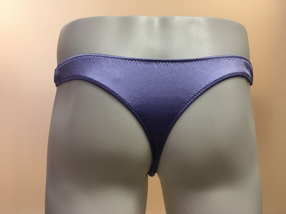 Fagioni Men's Assorted Satin Thong Underwear, Lingerie & Loungewear - Style 1422 Lavender