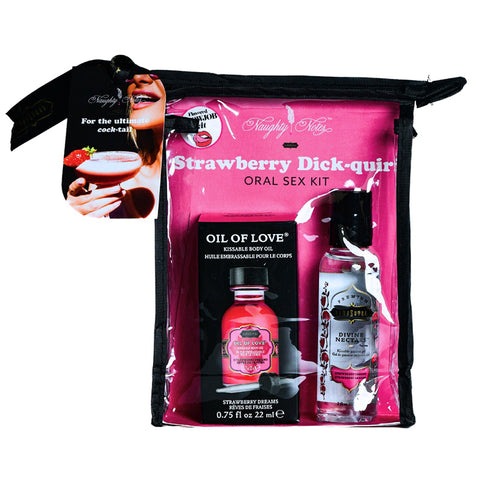 Kama Sutra Strawberry Dick-quiri - Oral Sex Cocktail Kits
