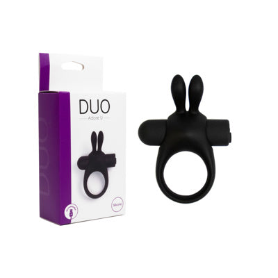 Rechargeable Vibrating Rabbit Enhancement Ring - Style LA0452-11