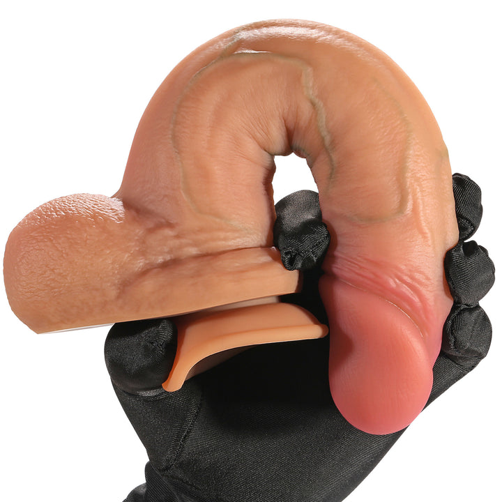 Lucas 5.5 Inch Hyper Realistic Double Density Dildo Bendable