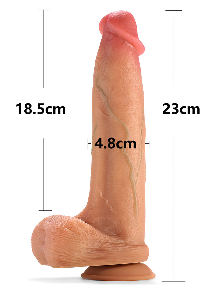 Alexander 7 Inch Hyper Realistic Double Density Dildo Measurements