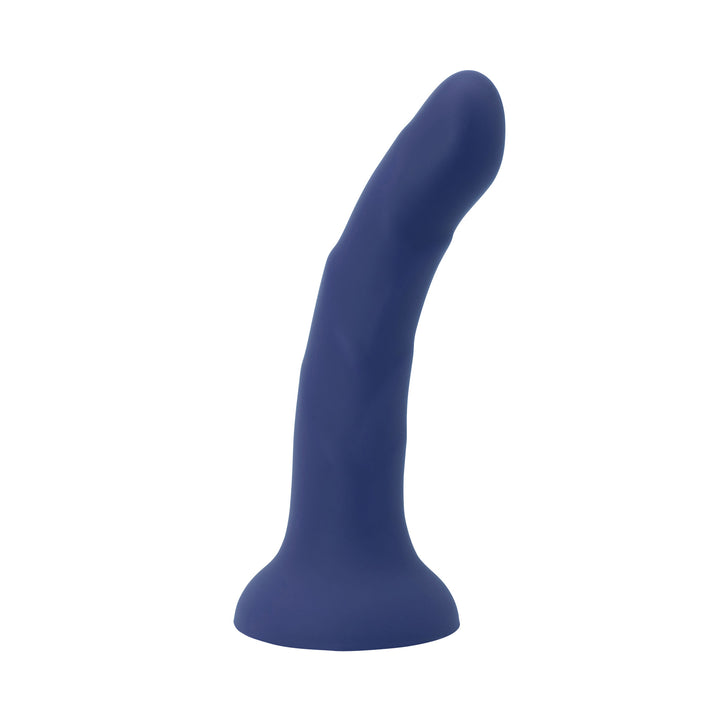Duo G Spot & P-Spot Textured Silicone Dildo W/ Suction Cup