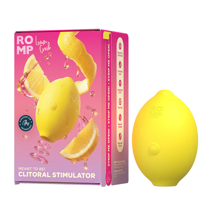Romp Lemon Crush Pleasure Air Clitoral Stimulator with Box