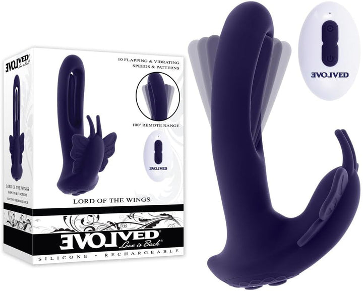 Lord of the Wings Butterfly Magic Finger Dual Stimulator W/ Remote Box View